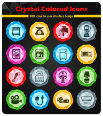 Home applicances simply icons