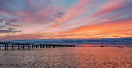Obraz premium Panoramique de l'estacade