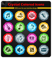 music icon set