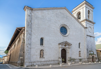 Norcia, Italy. Cathedral of St. Mary of the Argentea