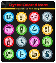personal care icon set