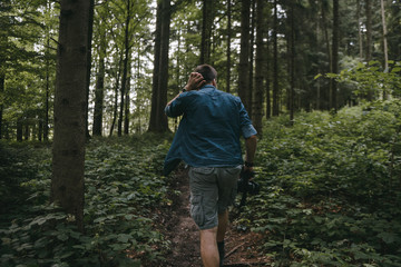 Fototapeta premium Schweiz Berge Wanderurlaub