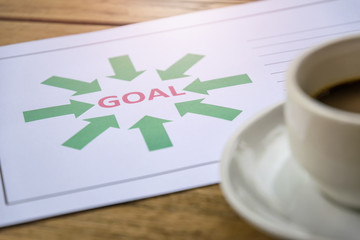 Business Goals - Coffee and documents business plan.