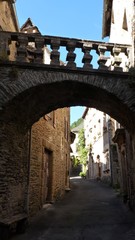 Fototapeta na wymiar village d'Estaing en Aveyron