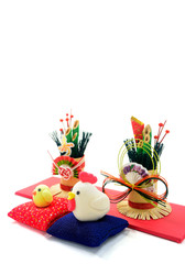 2017年　正月イメージ　年賀状素材