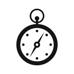 Compass icon in simple style on a white background vector illustration