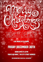 Christmas poster template