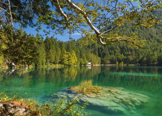  Lago di Fusine inferiore (unterer Weissenfelser See) / Friaul / Italien