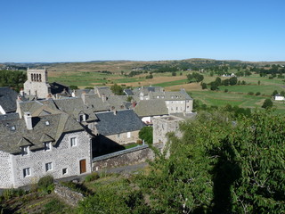 Fototapeta na wymiar Sainte-Urcize en Aveyron