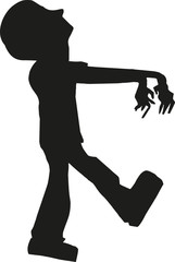 Zombie silhouette