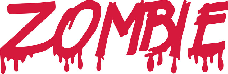 Zombie word bloody