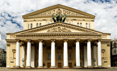 Bolshoi Theatre of Russia in Moscow