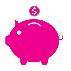 Piggy bank icon