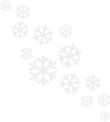 White snowflake pattern icon