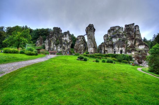 Die Externsteine im Teuteburger Wald