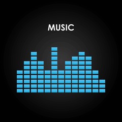 music equalizer isolated icon vector illustration design