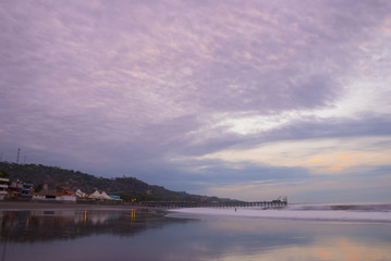 Idyllic Sunset With Dramatic Sky