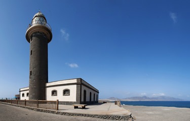 Fuerteventura, Isole Canarie: il Faro di Punta de Jandia, aperto nel 1864 nell'estrema punta sud...