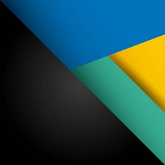 geometric figures paint colors vector illustration design