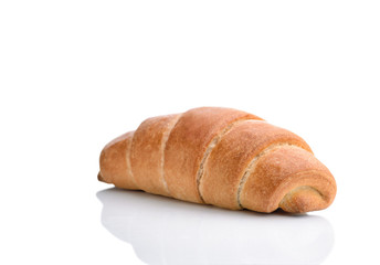Croissant isolated on white