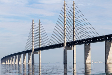 Fototapeta na wymiar Oresundsbron bridge