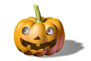 Halloween pumpkin; 3D illustration