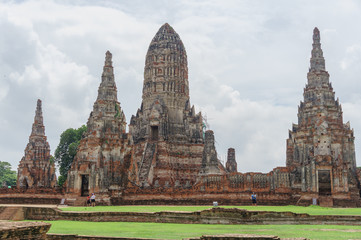 Obraz premium Pagoda in Ayutthaya.