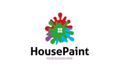 Obraz premium House Paint Logo