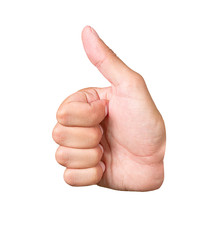 Thumb up gesture