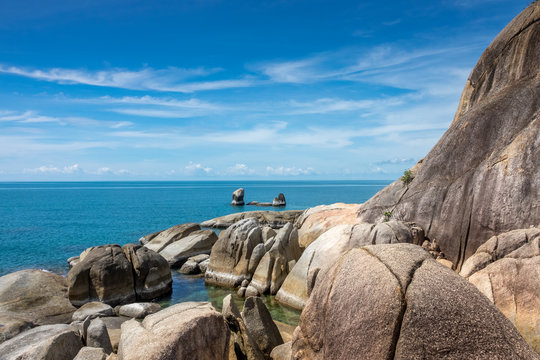 Lamai Beach auf Koh Samui, Thailand
