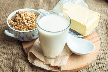 Muesli breakfast