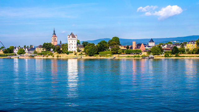 Eltville am Rhein, along the Rhine River in Germany