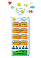 telecomando per desideri e sogni