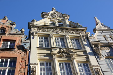 Fototapeta na wymiar Old Historical Building In Gdansk
