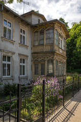 Fototapeta na wymiar Old citizens villa in Sopot.