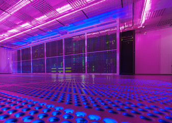 Empty server room
