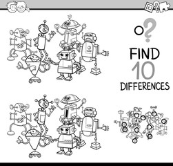 differences task for coloring