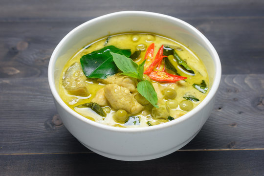 green curry with chicken