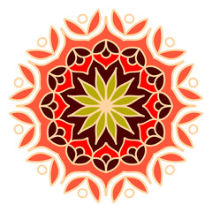 Color Mandala. Sample Background