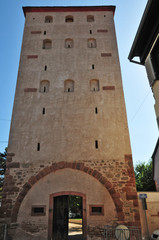 Selestat, Alsazia - la torre delle streghe, Francia
