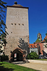 Selestat, Alsazia - la torre delle streghe, Francia