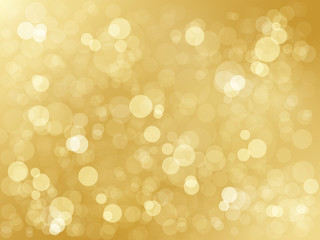 BRIGHT GOLD BOKEH LIGHTS Background
