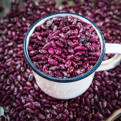 Organic Healthy Red Kidney Speckled Beans