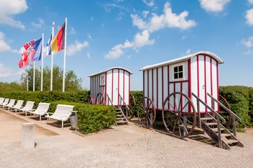 Velours gordijnen Heringsdorf, Duitsland Strandwagen in Bansin auf Usedom