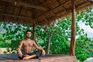 Man in meditation
