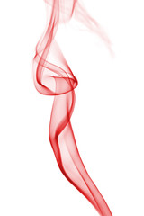 Smoke pattern isolated white