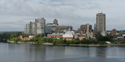 Fototapeta na wymiar Ottawa River, Ottawa, Ontario, Canada