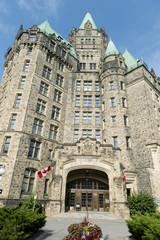Fototapeta na wymiar Confederation Building, Parliament Hill, Ottawa, Ontario, Canada