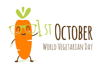 vector world vegetarian day illustration