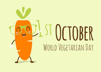 vector world vegetarian day illustration